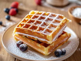 Венские вафли для электровафельницы на молоке