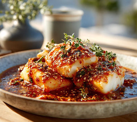 Минтай в соусе по-корейски