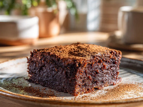 Пряный брауни с кабачком