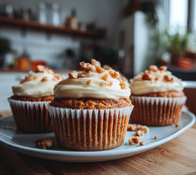 Морковные пряные кексы без сахара