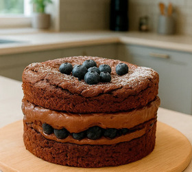 Заварной торт шоколадная карпатка