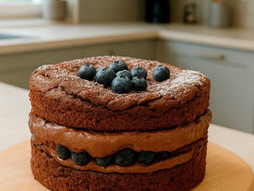 Заварной торт шоколадная карпатка