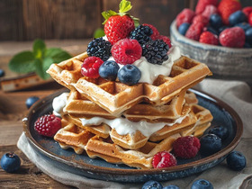 Пп вафли в вафельнице