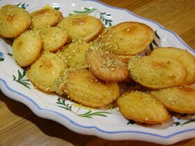 Мадленки с апельсином, шафраном и медом