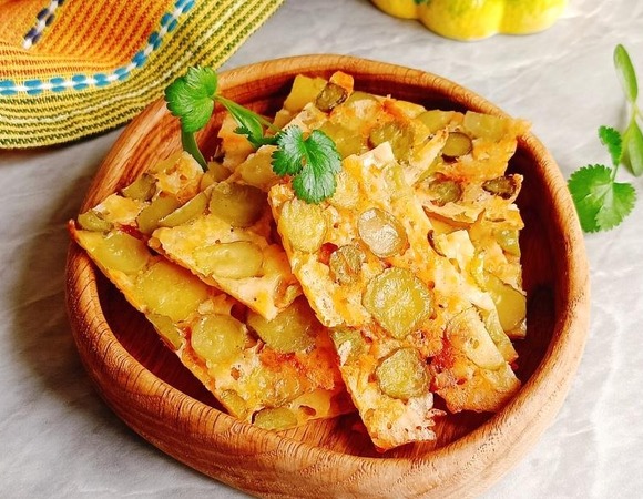 Сырные снеки с маринованным огурчиком