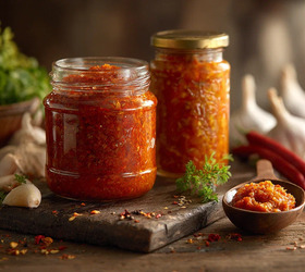 Аджика на зиму: острая (сырая и вареная)