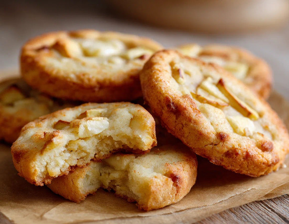 Мягкое печенье с яблоками