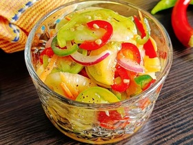 Зеленые помидоры по-корейски