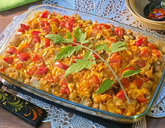 Рагу с мясом и овощами в густом соусе